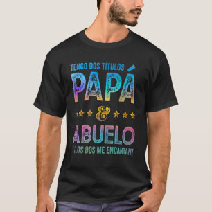 T-shirt Mens Best Papa De Fille Fils Fils Fils Fils Filles