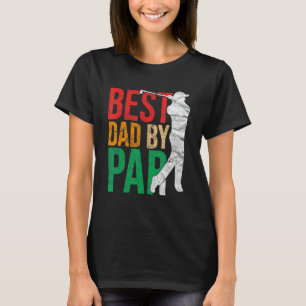T-shirt Mens Best papa jouer au golf