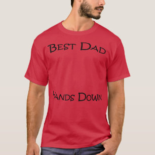 T-shirt Mens Best Papa Pose Des Imprimantes Chemise Artisa
