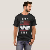 T-shirt Mens Best Papaw | FÊTE DES PÈRES (Devant entier)