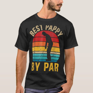 T-shirt Mens Best Pappy By Park Daddy Fête des pères Golf