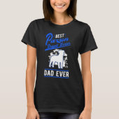 T-shirt Mens Best Parson Russell Terrier Dad Ever Parson R (Devant)