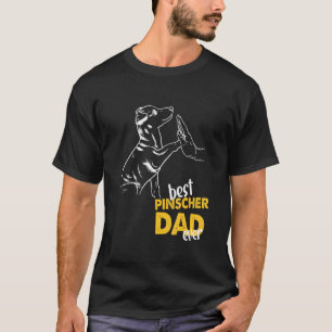 T-shirt Mens Best Pinscher Papa Jamais Doberman Papa Dober