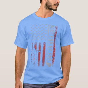 T-shirt Mens Best Pop By Par American Flag Golf Patriotiqu