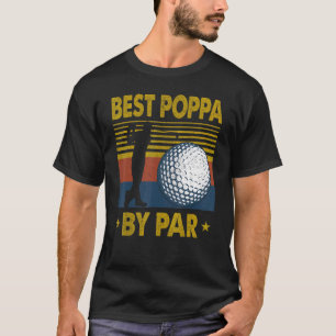 T-shirt Mens Best Poppa By Par Disc Golf For Men Père