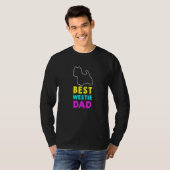 T-shirt Mens Best Wesite Dad West Highland Terrier Père (Devant entier)