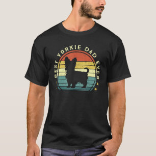 T-shirt Mens Best Yorkie Papa Jamais Tee Yorkshire Terrier