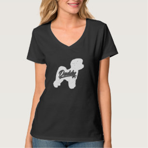 T-shirt Mens Bichon Frise Daddy Propriétaire Chien Papa Pè