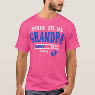 T-shirt Mens Bientôt Être Grand-Père Est2023 Nouveau Grand