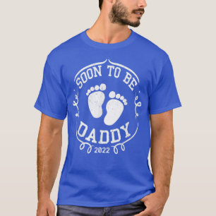 T-shirt Mens Bientôt Être Papa 2022 Fête des pères Premièr