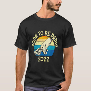 T-shirt Mens Bientôt Être Papa 2022 Papa 2022