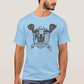 T-shirt Mens bleu clair à manches longues (Devant)
