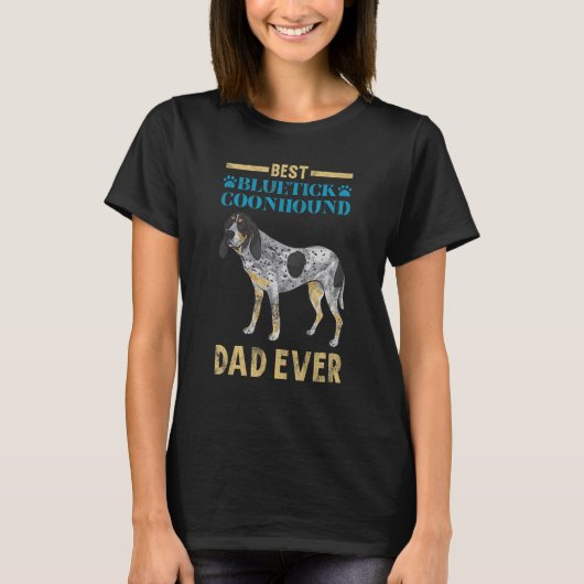 T-shirt Mens Bluetick Coonhound Meilleur Bluetick Coonhoun (Devant)