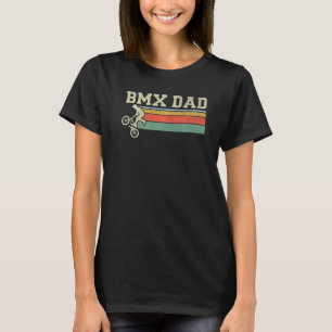 T-shirt Mens Bmx Papa Style Vintage Bmx Vélo Rider Cyclism