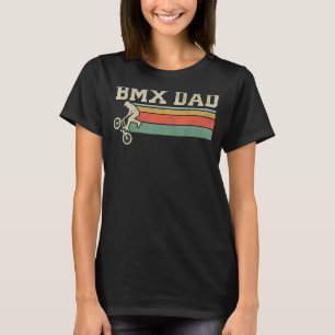 T-shirt Mens Bmx Vélo Vintage Vélo Stunt Bmx Papa Faune