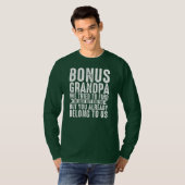T-shirt Mens bonus grandpa we tried to find bonus grandad (Devant entier)