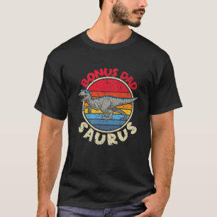 T-shirt Mens Bonus Papa Saurus I Velociraptor I Family Mat