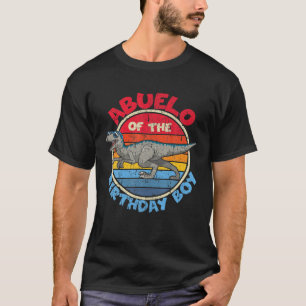 T-shirt Mens Boy Birthday I Abuelo I Velociraptor I Family