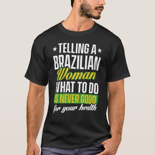 T-shirt Mens Brazil Proud Brazilians Brazilian Roots Ameri (Devant)
