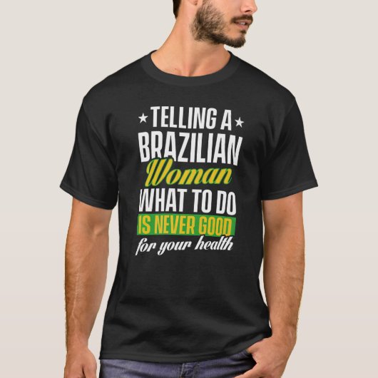 T-shirt Mens Brazil Proud Brazilians Brazilian Roots Ameri (Devant)