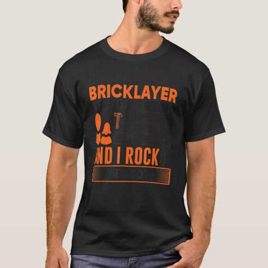 T-shirt Mens Bricklayer Mens Bricklayer  Bricklayer Dad 3 (Devant)