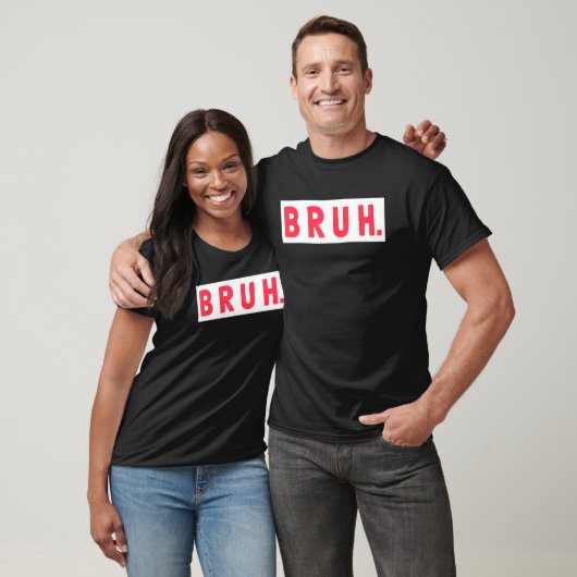 T-shirt Mens Bruh Funny Meme Dit Frères Ados Garçons Br (Unisexe)