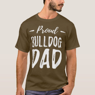 T-shirt Mens Bull Chien Papa Chemise Drôle Drôle Idée Cade