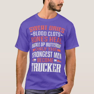 T-shirt Mens Camionneur Camionneur Les Hommes Les Plus For