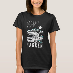T-shirt Mens Camper Camper Camper Camper Caravan Pensioner
