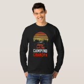T-shirt Mens Camping Grandpa Camper Caravan Camping 4 (Devant entier)