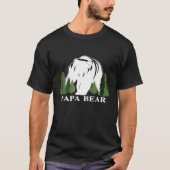 T-shirt Mens Camping Papa Bear (Devant)