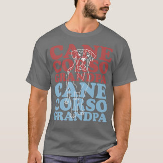 T-shirt Mens Cane Corso Grandpa  Dog Owner Cane Corso Prem