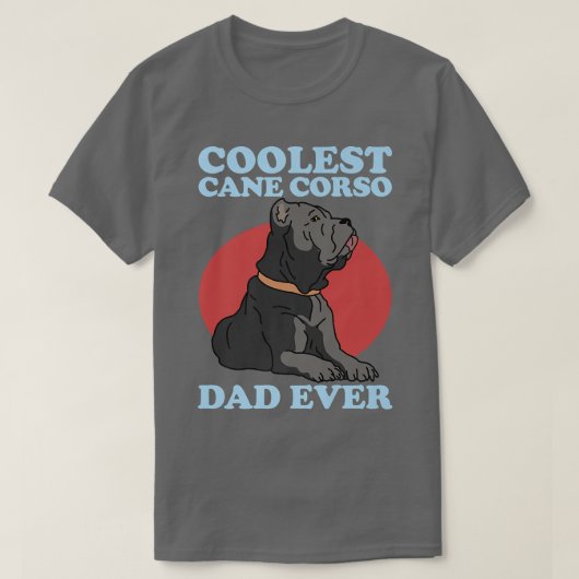 T-shirt Mens Cane Corso Papa Chien Propriétaire Cane Corso (Design devant)