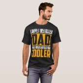 T-shirt Mens Carpet Installer Dad Like a Regular Dad but (Devant entier)