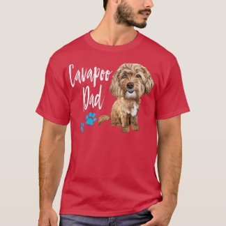 T-shirt Mens Cavapoo Papa Cavapoo Amateurs mignonnes Conce