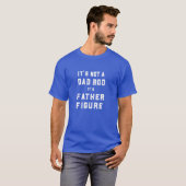 T-shirt Mens Ce n'est pas un papa Bod C'est un père Figure (Devant entier)