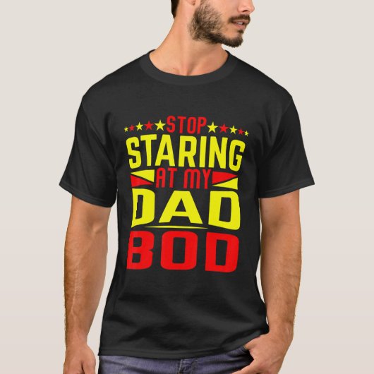 T-shirt Mens Ce N'Est Pas Un Papa Bod C'Est Un Père Figure (Devant)
