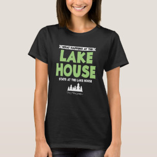 T-shirt Mens Ce Qui Se Passe Au Lake House Camp Camping C