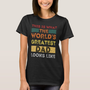 T-shirt Mens C'est ce que le plus grand papa du monde semb