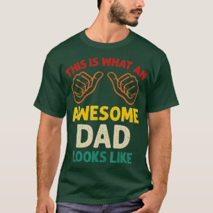 T-shirt Mens C'est ce qu'un papa génial ressemble à un ven