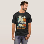 T-shirt Mens C'est Christopher que tu ne comprendrais pas (Devant entier)