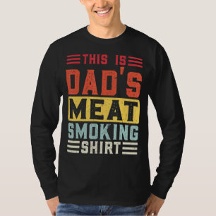 T-shirt Mens C'est la viande de papa qui fume Grillades