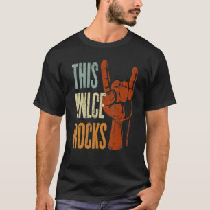 T-shirt Mens Cet Oncle Rocks cool diable cornes
