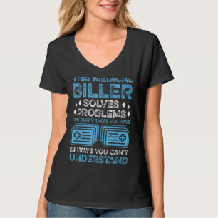 T-shirt Mens Cette Facteur Médicale Résout Les Problèmes Q