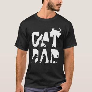 T-shirt Mens Chat Whisperer Fête des pères Chat Papa Kitty