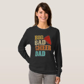 T-shirt Mens Cheer Coach Big Bad Cheer Dad (Devant entier)
