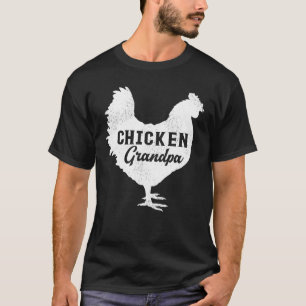 T-shirt Mens Chicken Bird Meilleur Poulet Grand-père de Po
