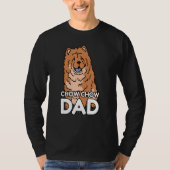 T-shirt Mens Chow Chow Dad Dog Owner Chow Chow (Devant)