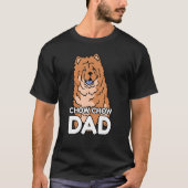 T-shirt Mens Chow Chow Dad Dog Owner Chow Chow (Devant)