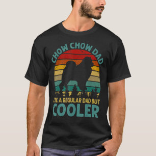 T-shirt Mens Chow Chow Papa Comme Un Père Régulier Mais Gl
